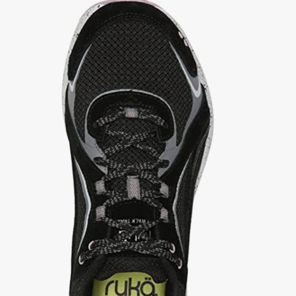 NEW Ryka Womens Sky Walk Trail Walking Hiking Shoe Sz 6.5 black/mauve - Picture 2 of 10